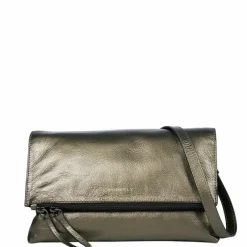 Clearance Burkely Creased Crystel Satchel Bag gun metal