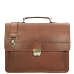 Best Burkely Scott Vintage Briefcase 2 Compartment cognac