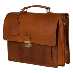 Best Burkely Scott Vintage Briefcase 2 Compartment cognac