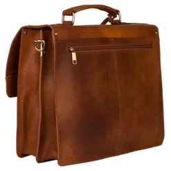 Best Burkely Scott Vintage Briefcase 2 Compartment cognac