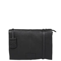 Burkely Soft Skylar Double Pocket Flap black