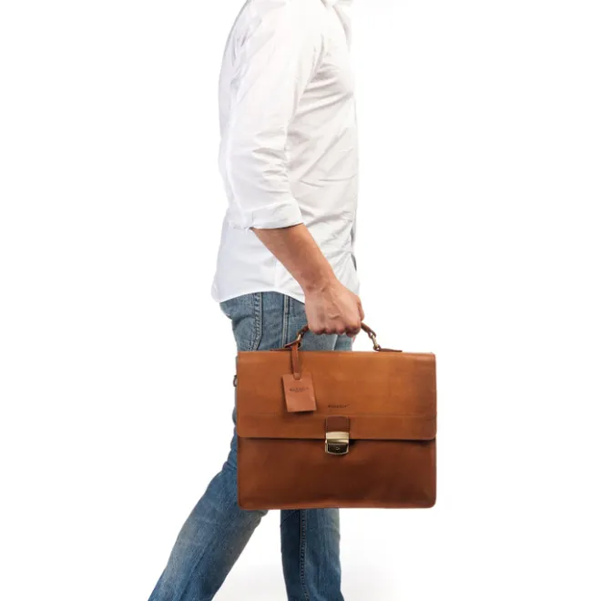 Online Burkely Vintage Dean Briefcase cognac