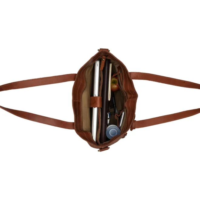 Clearance Burkely Vintage Jade Laptopshopper 14" cognac