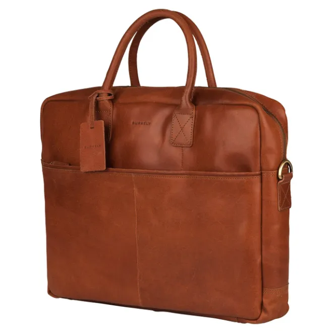 Outlet Burkely Vintage Max Worker 17.3" cognac