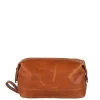 Clearance Burkely Vintage Riley Toiletry Bag cognac