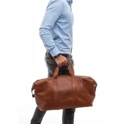 Hot Burkely Vintage Sem Weekender cognac