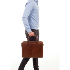 Discount Burkely Vintage Taylor Worker 15" cognac