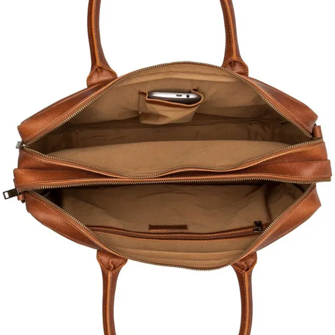 Discount Burkely Vintage Taylor Worker 15" cognac