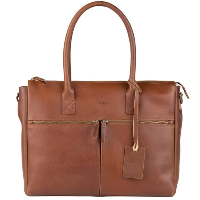 Burkely Vintage Valerie Laptop Bag 15" cognac