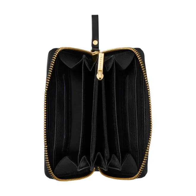 Online Burkely Vintage Veda Medium Zip Around Wallet black