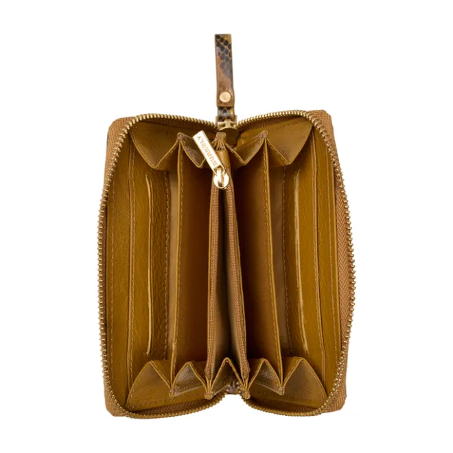 Sale Burkely Vintage Veda Medium Zip Around Wallet python
