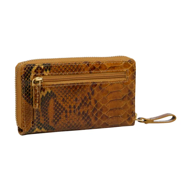 Sale Burkely Vintage Veda Medium Zip Around Wallet python