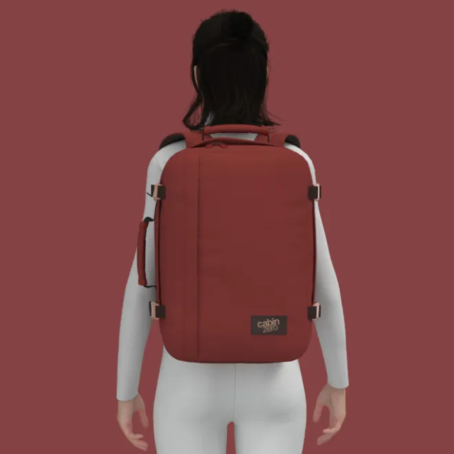 Best CabinZero Classic 36L Ultra Light Cabin Bag sangria red