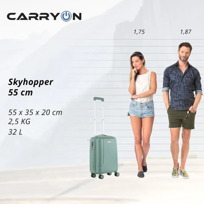 Discount CarryOn Skyhopper 55 + 78 Set olive