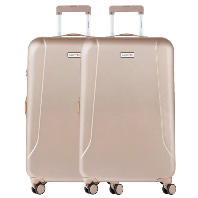 Discount CarryOn Skyhopper 78 Set van 2 champagne
