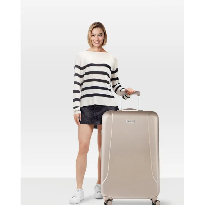 Discount CarryOn Skyhopper 4 Wiel Trolley 78 champagne