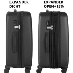 Best CarryOn Skyhopper 4 Wiel Trolley 68 Expandable black