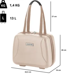 Best CarryOn Skyhopper Beautycase champagne