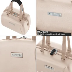 Best CarryOn Skyhopper 4-Delige Kofferset Beautycase/S/M/L champagne