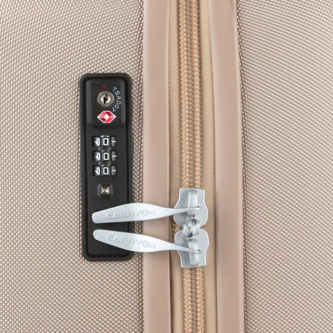 Online CarryOn Skyhopper 4-Delige Kofferset S/S/M/L champagne