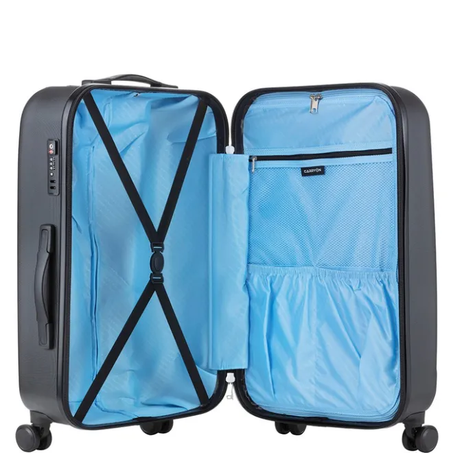Best CarryOn Skyhopper Trolleyset 3pcs TSA black