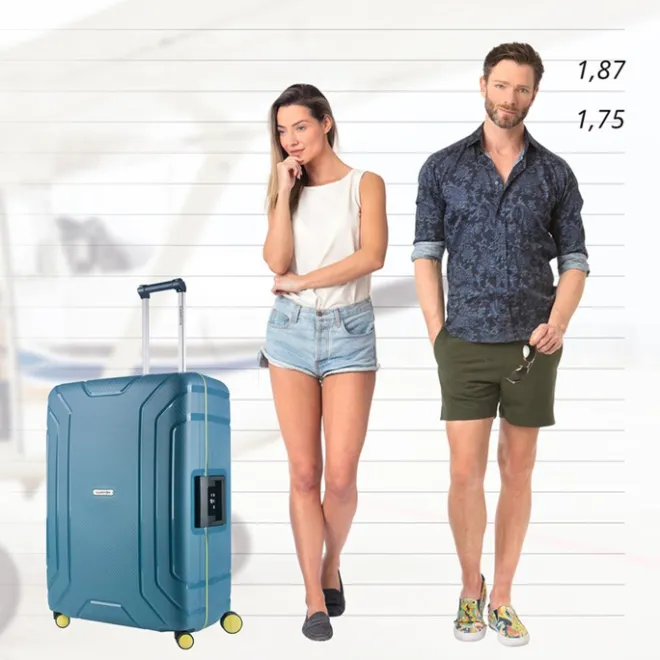 Sale CarryOn Steward Trolley 75 ice blue