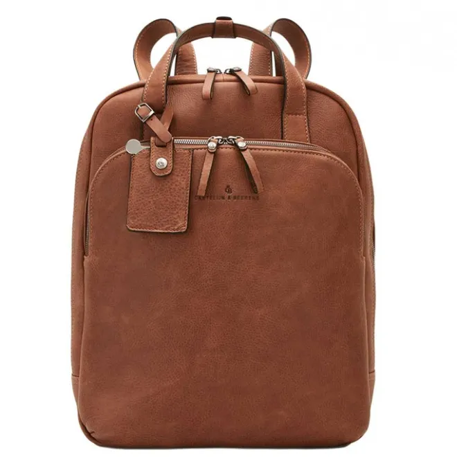 Hot Castelijn & Beerens Carisma Laptop Rugzak 15.6" + tablet cognac