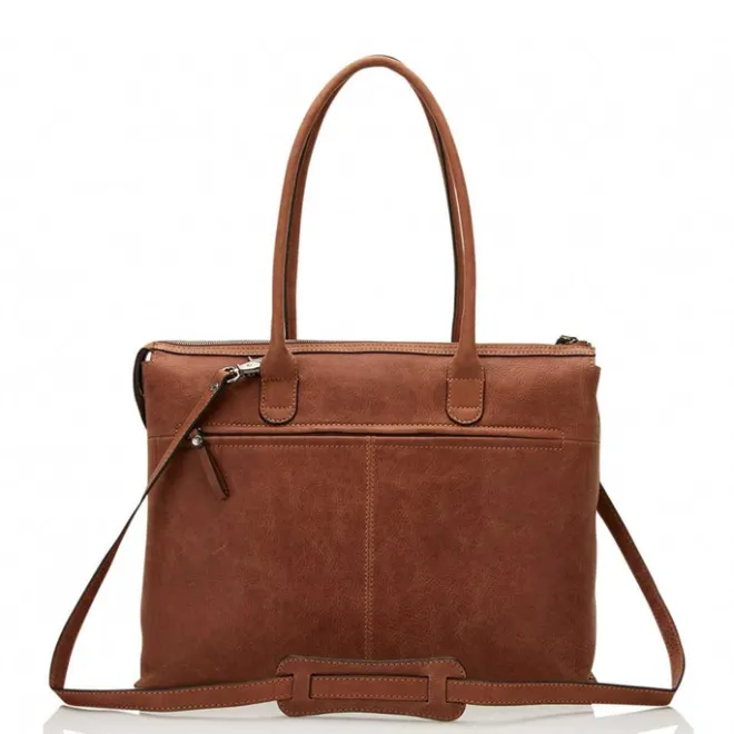 Hot Castelijn & Beerens Carisma Laptop Schoudertas 15.6" + tablet cognac