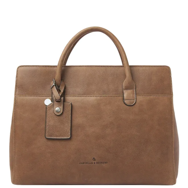 Clearance Castelijn & Beerens Carisma Laptopbag 15.6" cognac