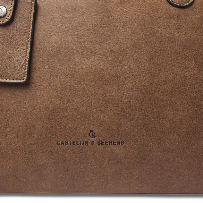 Clearance Castelijn & Beerens Carisma Laptopbag 15.6" cognac