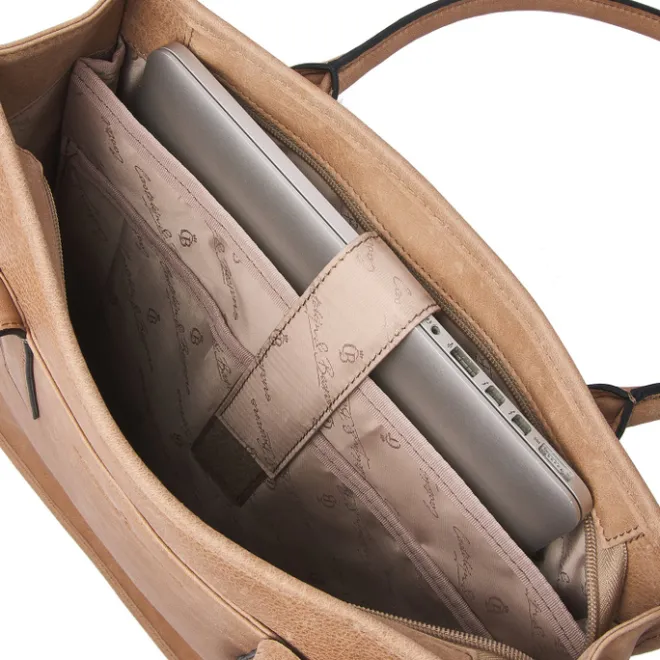 Outlet Castelijn & Beerens Carisma Laptop Shopper 15.6" RFID beige