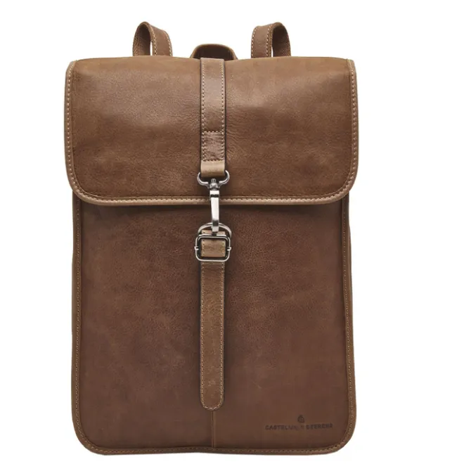 Sale Castelijn & Beerens Carisma Laptoprugzak RFID 15.6'' + Tablet cognac