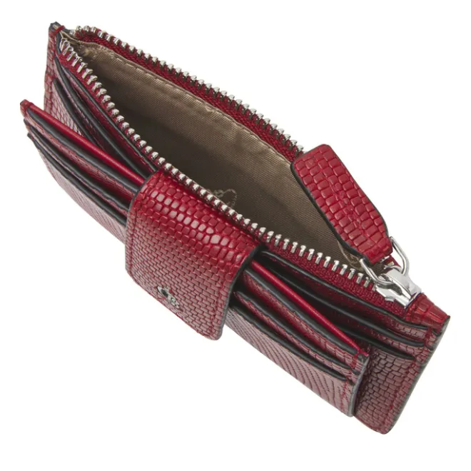Sale Castelijn & Beerens Donna Mini Wallet 7 Pasjes RFID rood