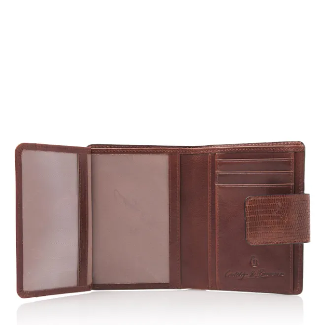 Online Castelijn & Beerens Donna Damesportemonnee 6 Pasjes RFID cognac