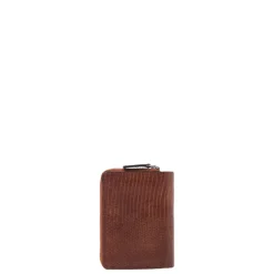 Sale Castelijn & Beerens Donna Damesportemonnee Ritsvak 4 Pasjes RFID cognac