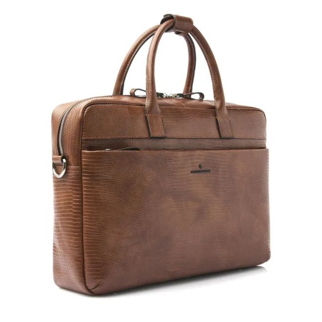 Hot Castelijn & Beerens Donna Ilse Laptoptas 15.6" RFID cognac