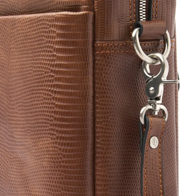 Hot Castelijn & Beerens Donna Ilse Laptoptas 15.6" RFID cognac
