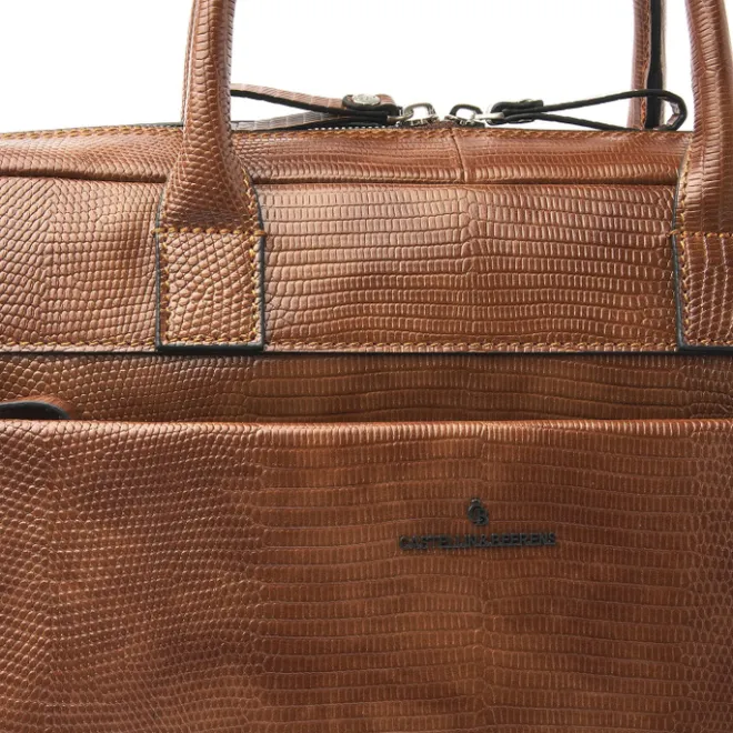 Hot Castelijn & Beerens Donna Ilse Laptoptas 15.6" RFID cognac