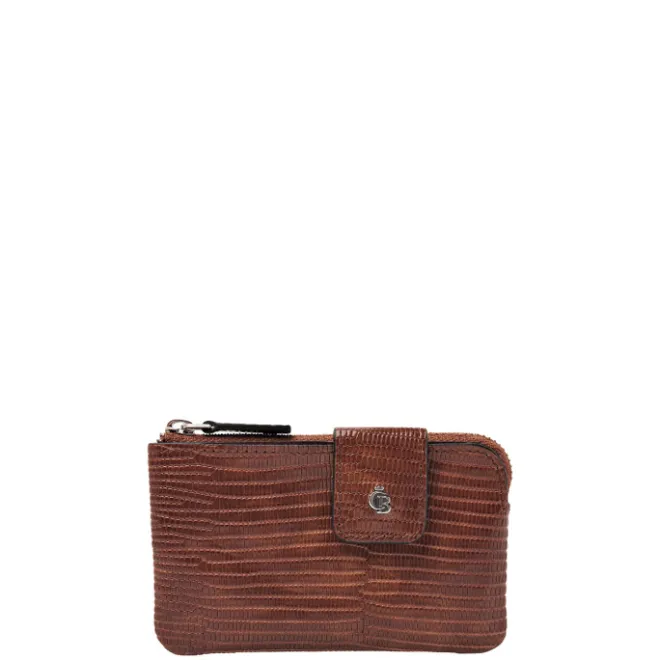 Discount Castelijn & Beerens Donna Creditcard Sleuteletui RFID cognac