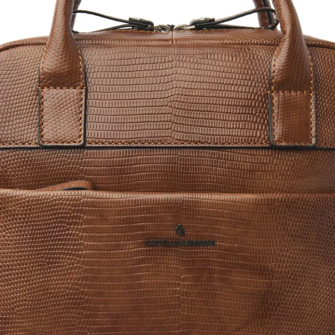 Best Castelijn & Beerens Donna Hanne Backpack 15.6" RFID cognac