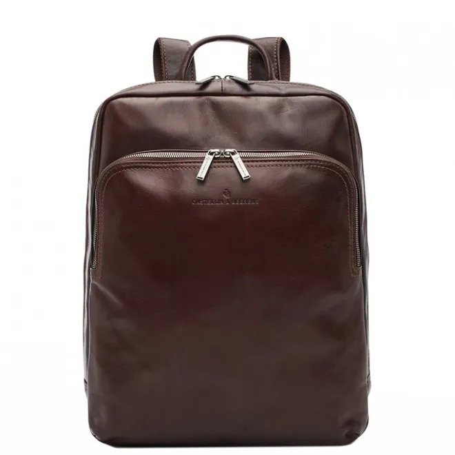 Discount Castelijn & Beerens Firenze Business Rugzak 15.6" + Tablet mocca