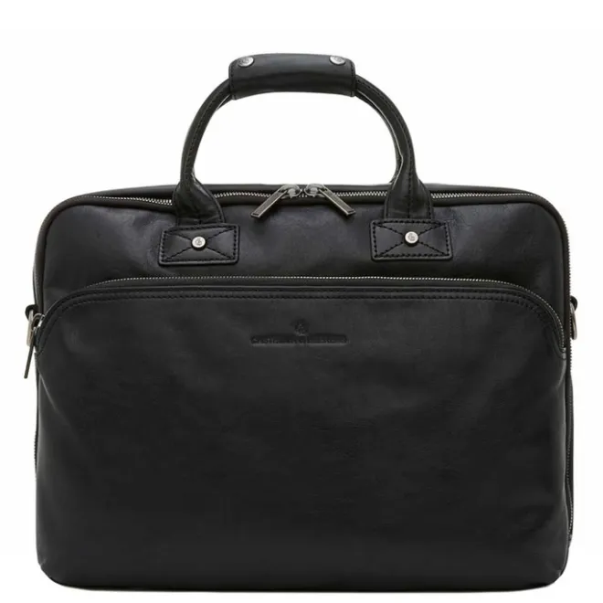 New Castelijn & Beerens Firenze Business Laptoptas 15.6" 3 vaks zwart