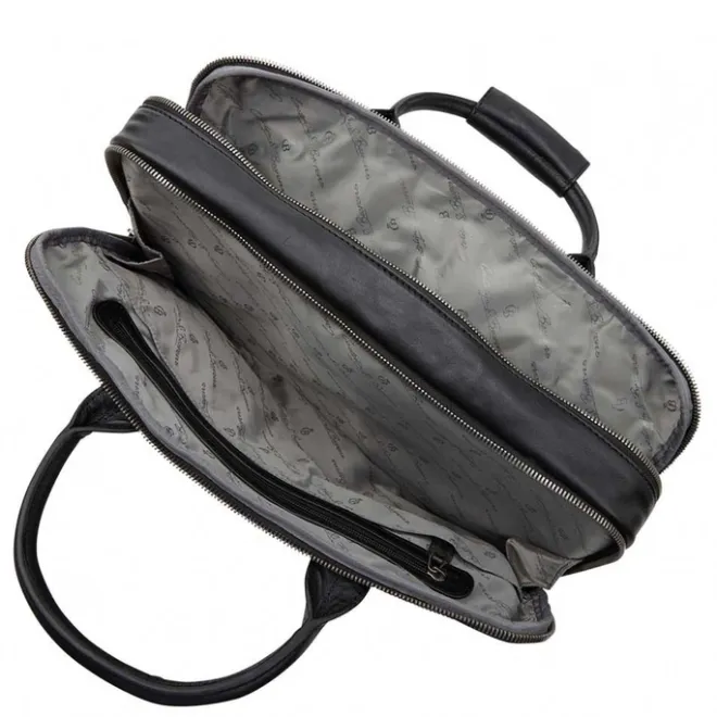 New Castelijn & Beerens Firenze Business Laptoptas 15.6" 3 vaks zwart