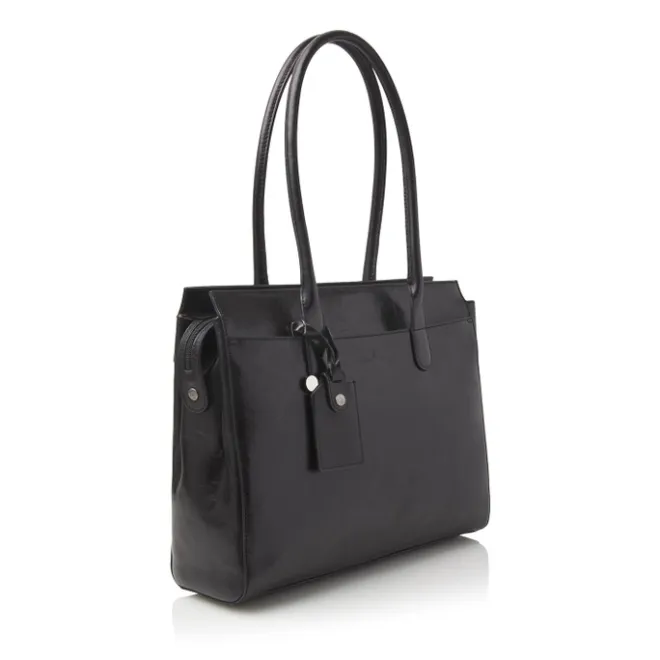 Outlet Castelijn & Beerens Gaucho Ellen Laptop Shoulderbag 15.6'' zwart