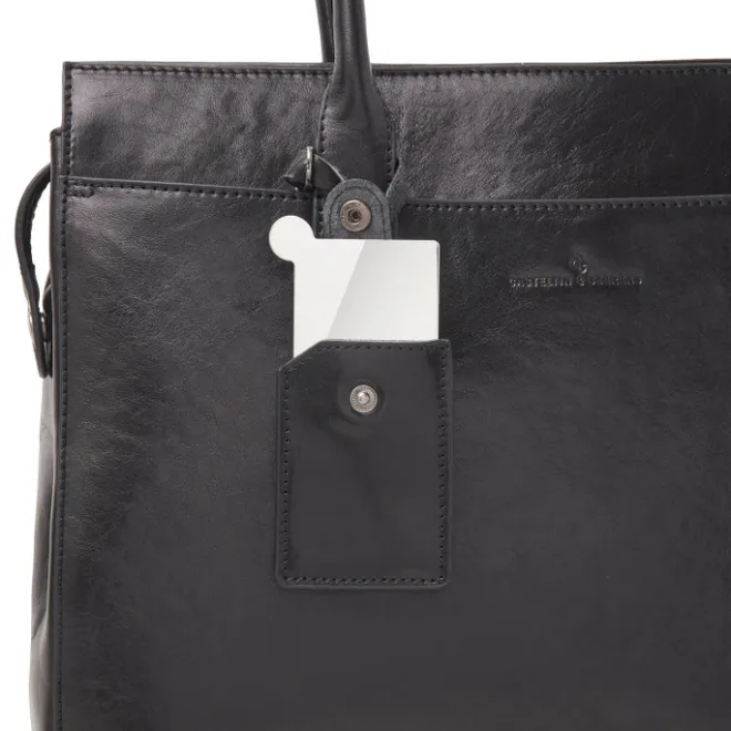 Outlet Castelijn & Beerens Gaucho Ellen Laptop Shoulderbag 15.6'' zwart