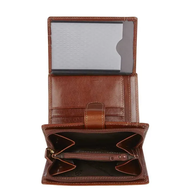 New Castelijn & Beerens Gaucho Portefeuille met Rits cognac
