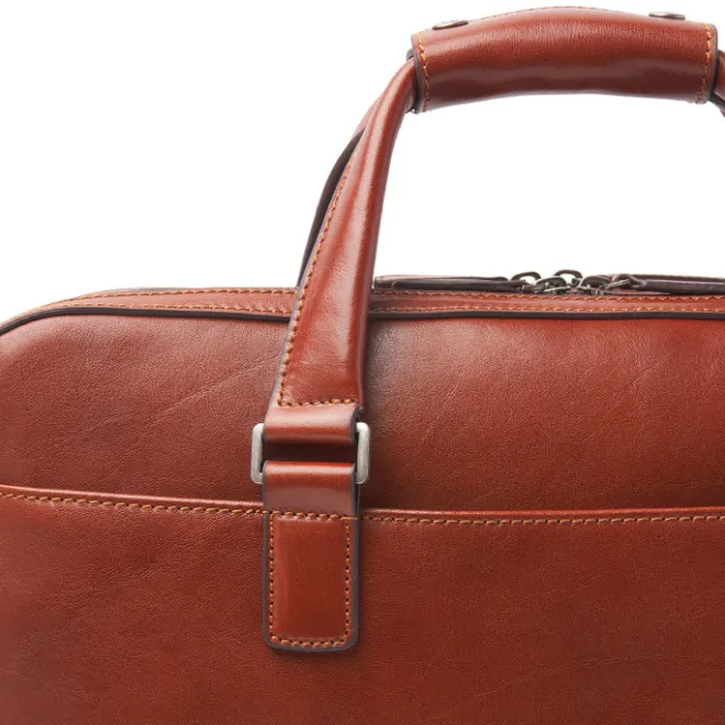 Outlet Castelijn & Beerens Gaucho Paul Laptop Bag 15.6'' cognac
