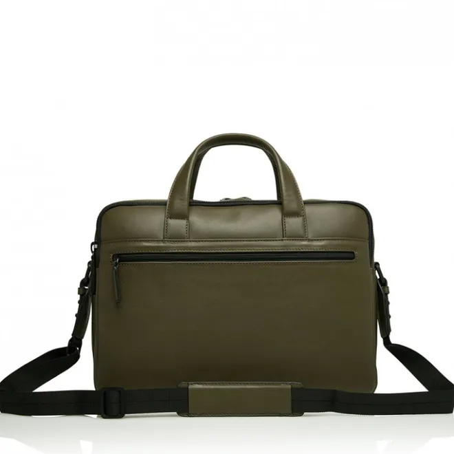 Best Castelijn & Beerens Nappa X Charlie Laptop / Tablet Tas 15.6'' dark millitary
