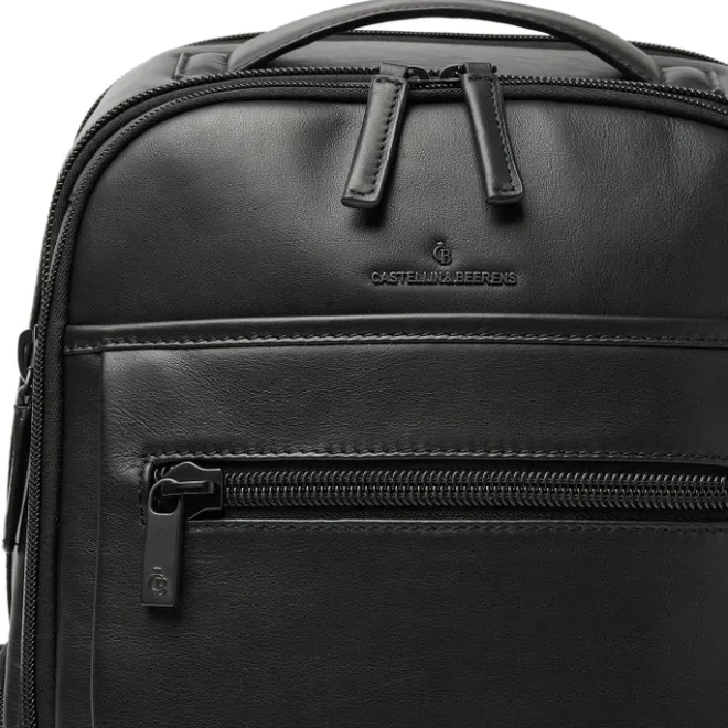Best Castelijn & Beerens Nappa X Uniform Travel Backpack 15.6" black