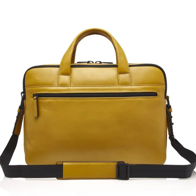 Outlet Castelijn & Beerens Nappa X Charlie Laptop / Tablet Tas 15.6'' geel